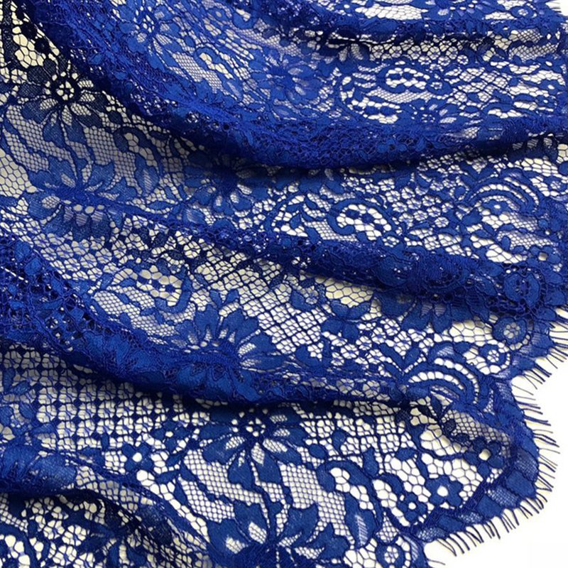 Dress Eyelash Placement Lace Fabric for Women's Wear Wholesale Supplie 10